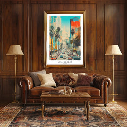 Los Angeles Vibes Poster PosterGoat