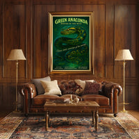 Master Of The Wild Green Anaconda Poster