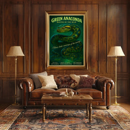 Master Of The Wild Green Anaconda Poster