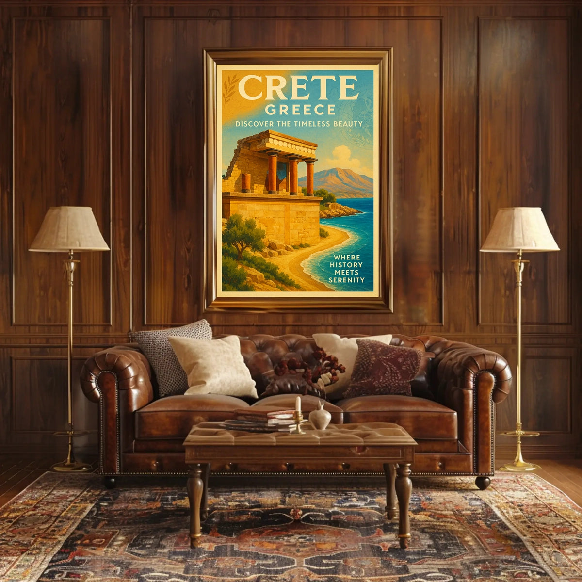 Discover Crete, Greece Poster