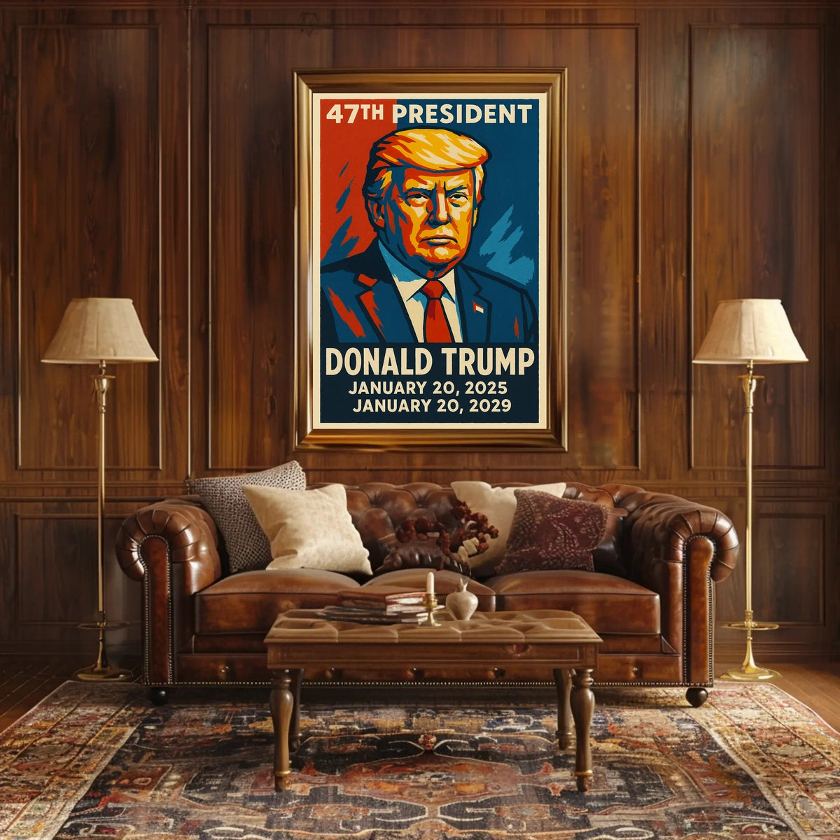 Visionary Trump American Spirit Pop Art Poster