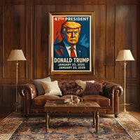 Visionary Trump American Spirit Pop Art Poster