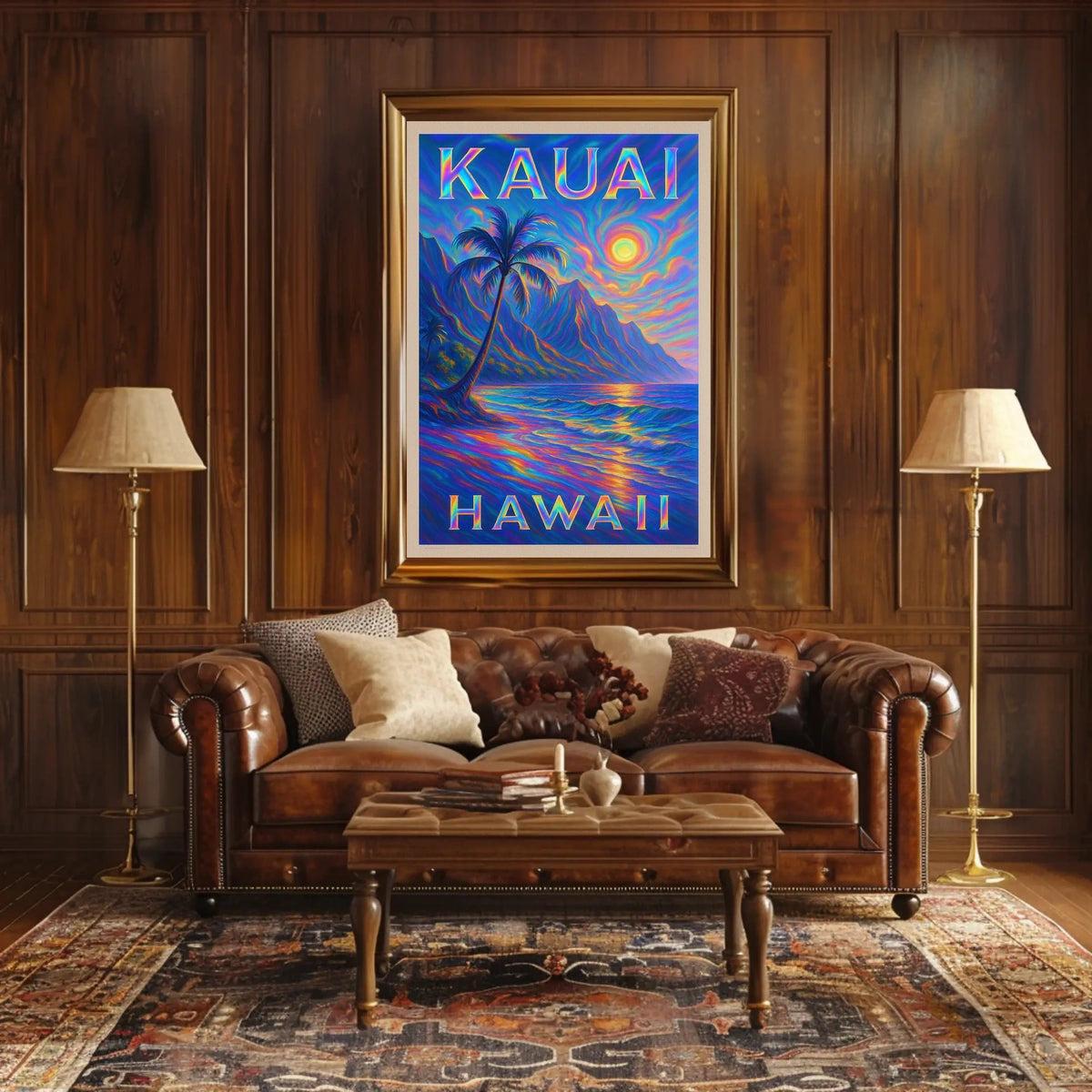 Kauai, Hawaii A Vibrant Paradise Poster