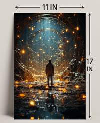 Journey Through The Luminous Tunnel Poster PosterGoat