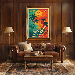 Tropical Adventure Travel Poster PosterGoat