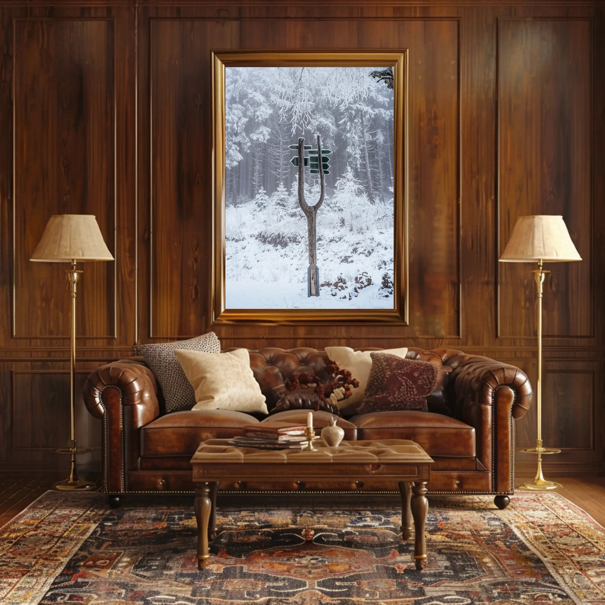 Winter Wonderland Signpost Poster