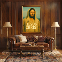 Jesus Christ Sacred Scenic Faith Poster