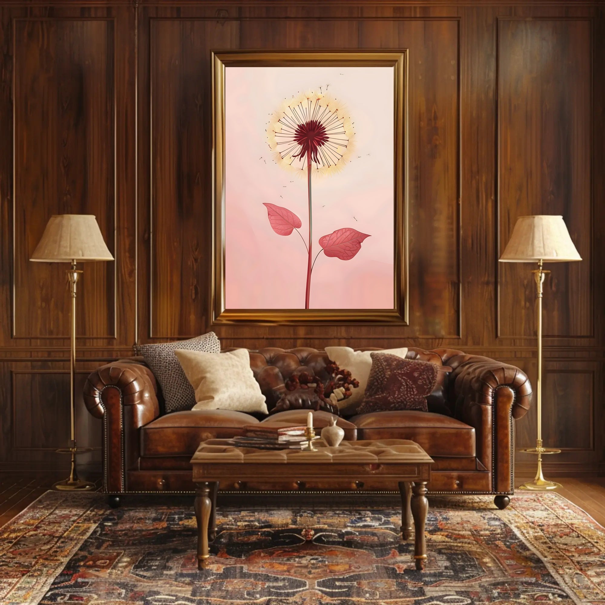 Dandelion Botanical Poster Wall Art Print