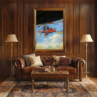 Whimsical Flight Adventure Poster PosterGoat