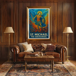 St. Michael the Archangel Spiritual Art Poster
