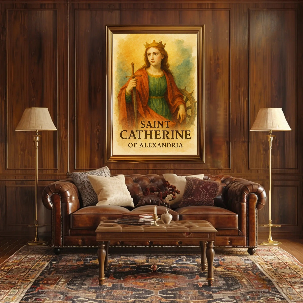 Saint Catherine of Alexandria Poster
