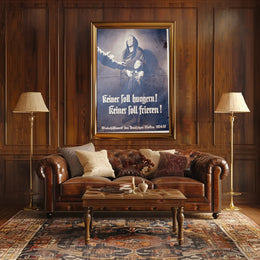 No One Should Go Hungry Or Cold Poster Art Print Decor PosterGoat