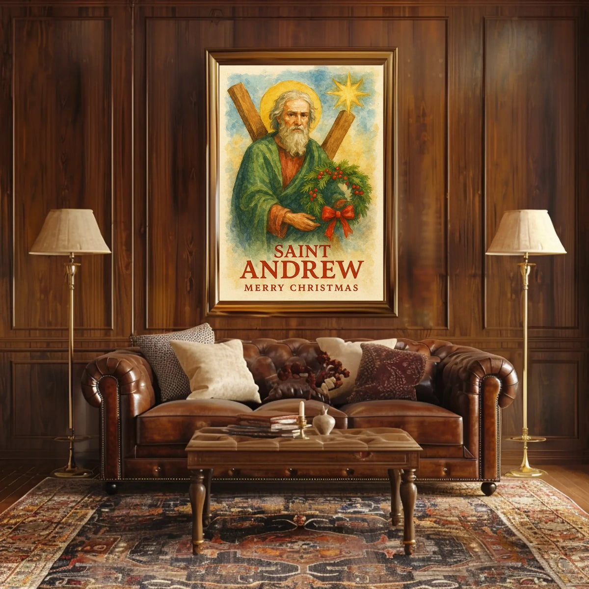 Saint Andrew Christmas Iconography Cultural or Heritage Poster