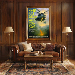 Sikorsky HH-53 Sea Stallion Super Jolly Green Giant Poster PosterGoat