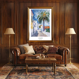 Lagos Portugal Street Scene Travel Poster PosterGoat