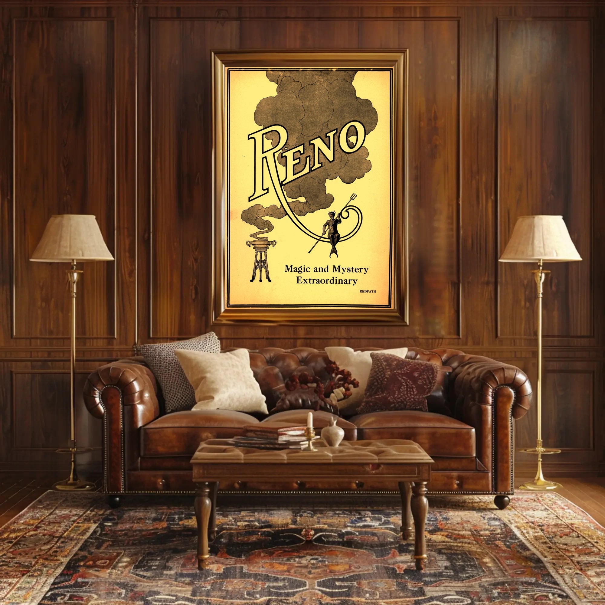 Magic and Mystery Vintage Artistic Cultural Heritage Poster