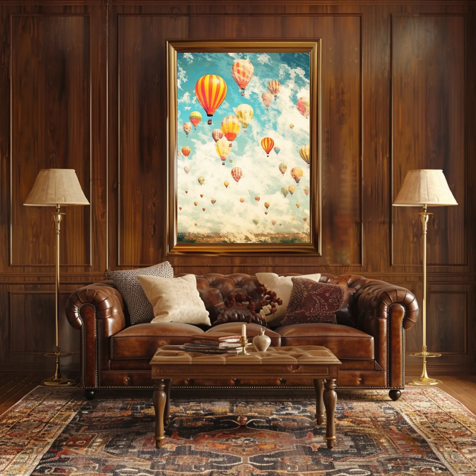 Vibrant Balloon Festival Poster