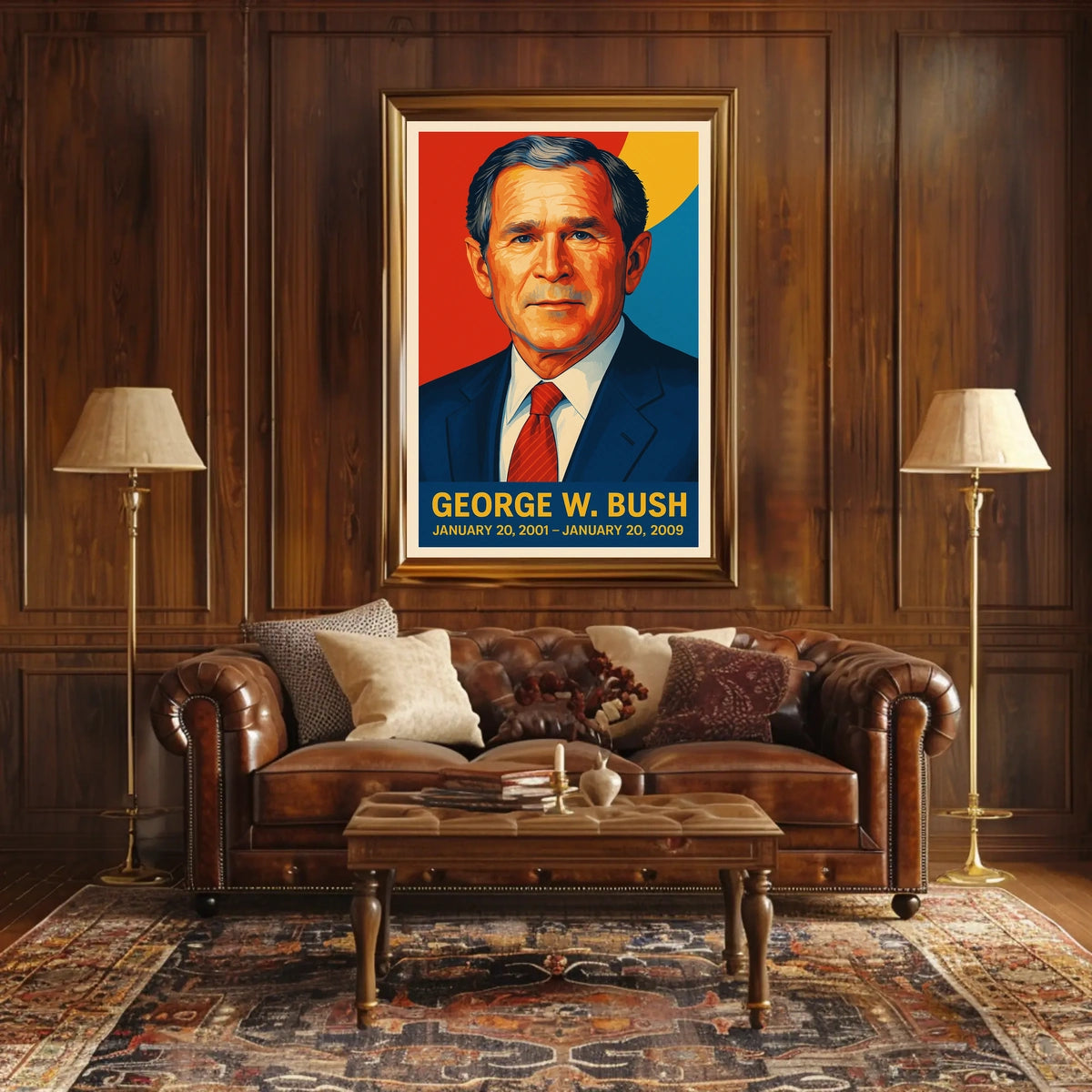 George W. Bush Presidential Portrait Poster