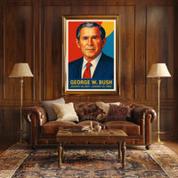 George W. Bush Presidential Portrait Poster