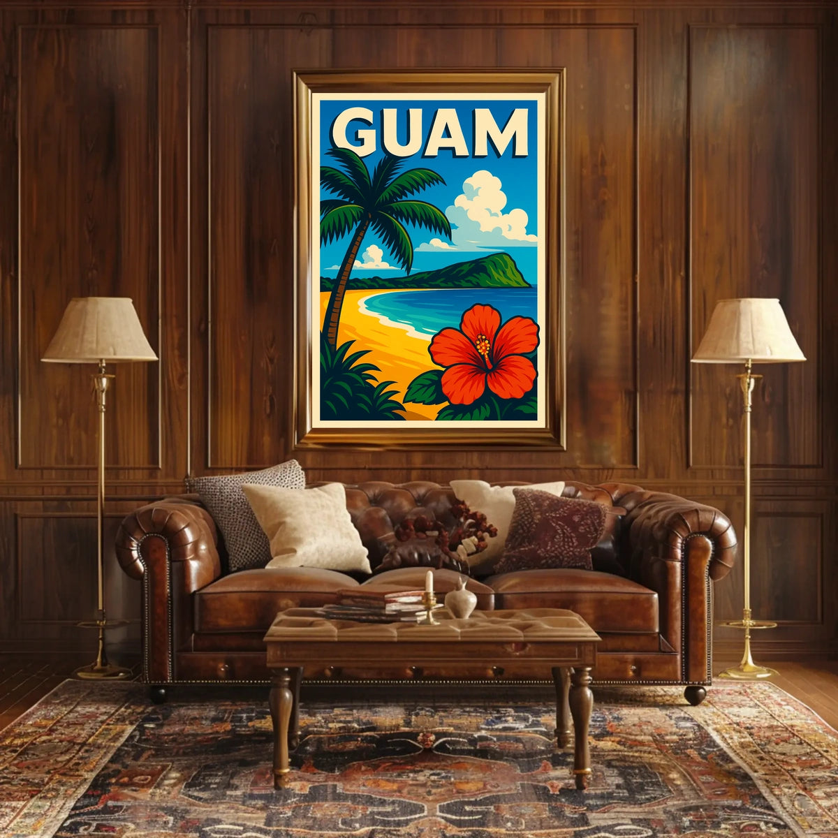 Tropical Escape to Guam Poster
