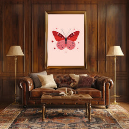 Whimsical Butterfly Art Print: Abstract or Artistic Poster PosterGoat