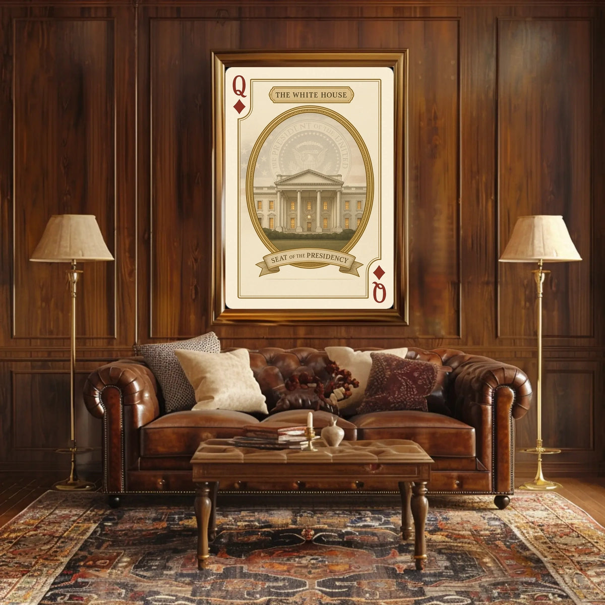 White House Seat Of The Presidency Wall Art Poster