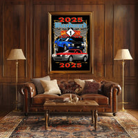 Woodward 2025 Car Show Poster