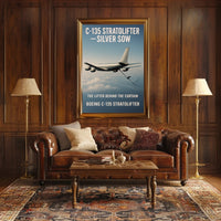 The Lifter Behind the Curtain Boeing C-135 Stratolifter Poster PosterGoat