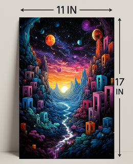 Cosmic Dreamscape Poster PosterGoat