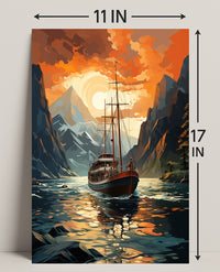 Journey Through Majestic Waters Poster PosterGoat
