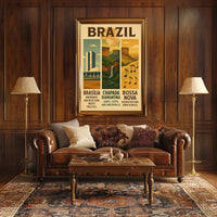Discover Brazil Poster PosterGoat