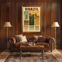 Discover Brazil Poster PosterGoat