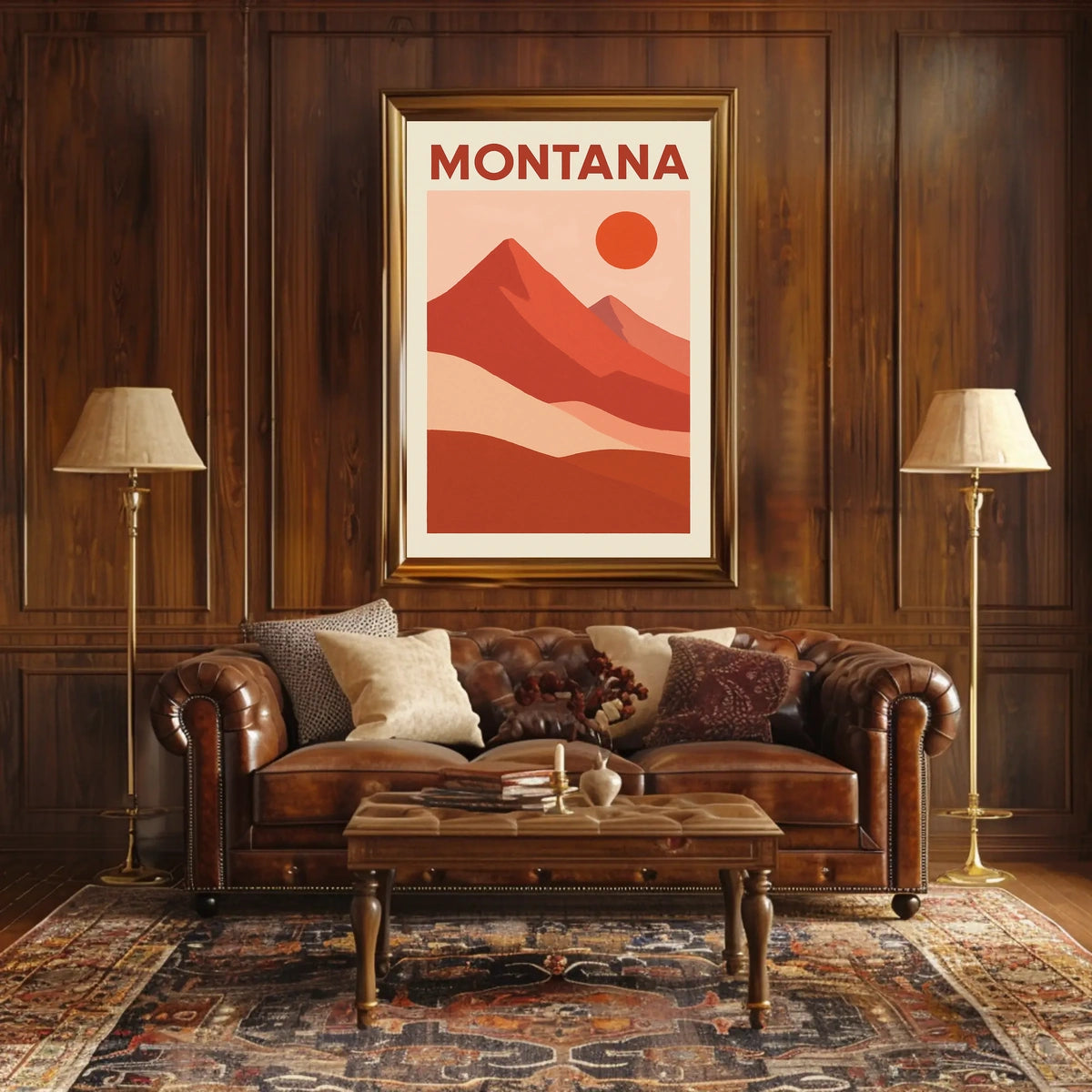 Montana Landscape Poster