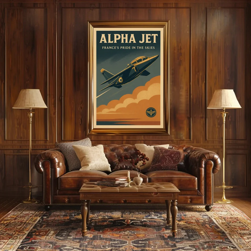 Alpha Jet Aviation Enthusiast Poster