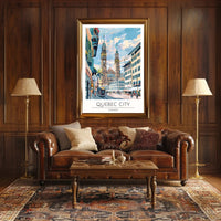 Quebec City Charm Poster PosterGoat