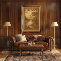 Oregon Scenic Landscape Poster