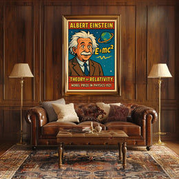 Albert Einstein Theory Of Relativity Poster