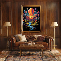 Dreamy Hot Air Balloon Adventure Poster