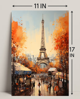 Autumn In Paris Poster
