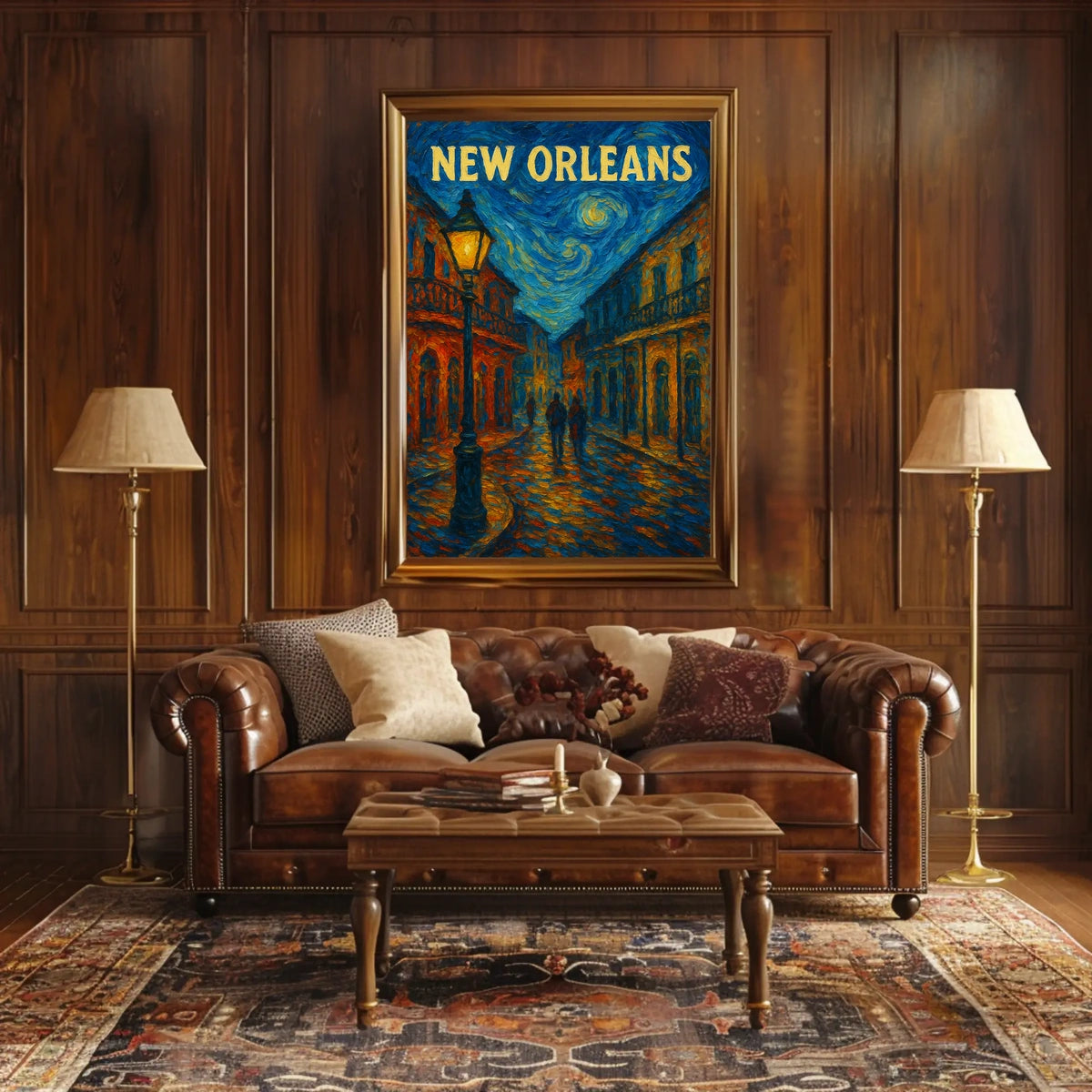 New Orleans Nightscape Poster