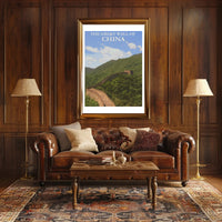 The Great Wall of China Travel Poster