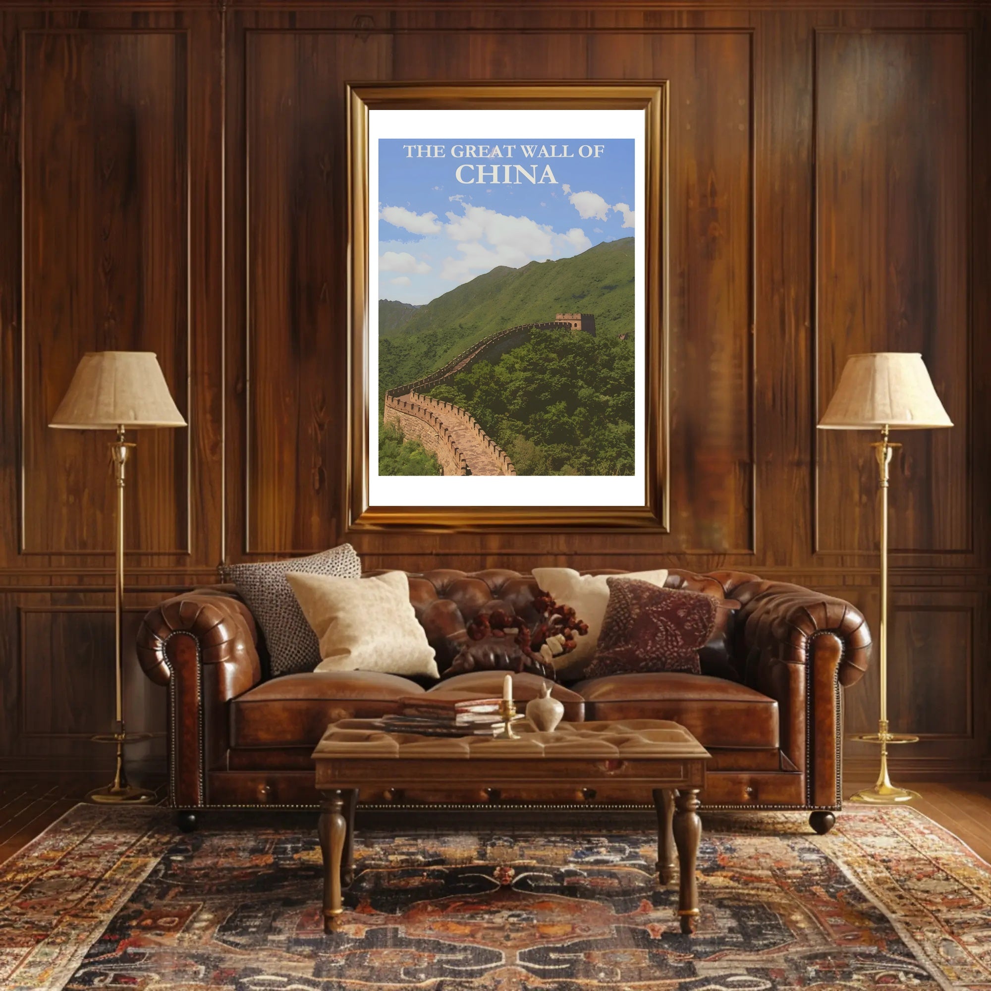 The Great Wall of China Travel Poster