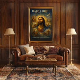 Divine Renaissance Jesus Artwork Motivational or Quote Poster