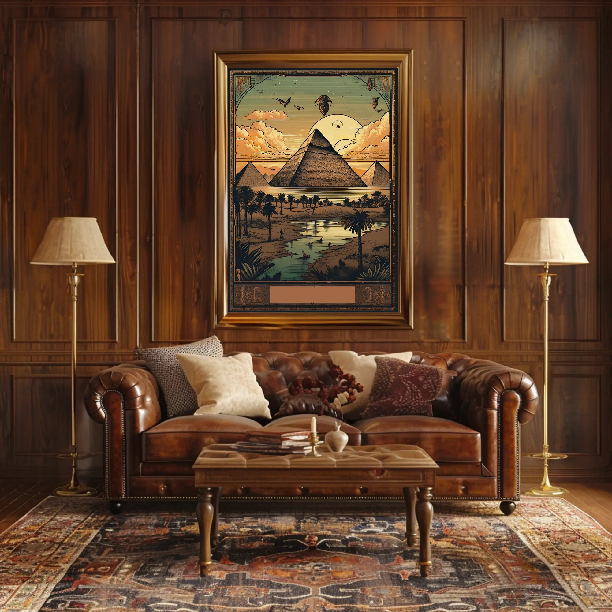 Egyptian Sunset Poster
