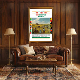 Juneteenth Exodusters Migration Commemoration Cultural or Heritage Poster