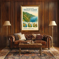 Amalfi Coast Travel Adventure Poster