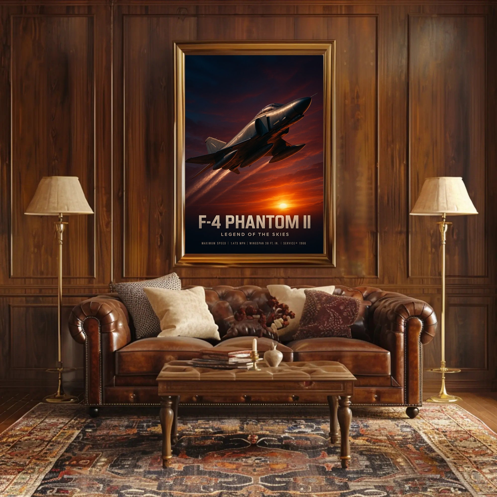 F-4 Phantom II Legend of the Skies Poster