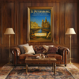 St. Petersburg The Jewel of Russia Poster