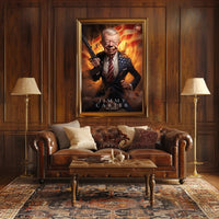 Jimmy Carter Funny Cartoon Art Presidential Poster