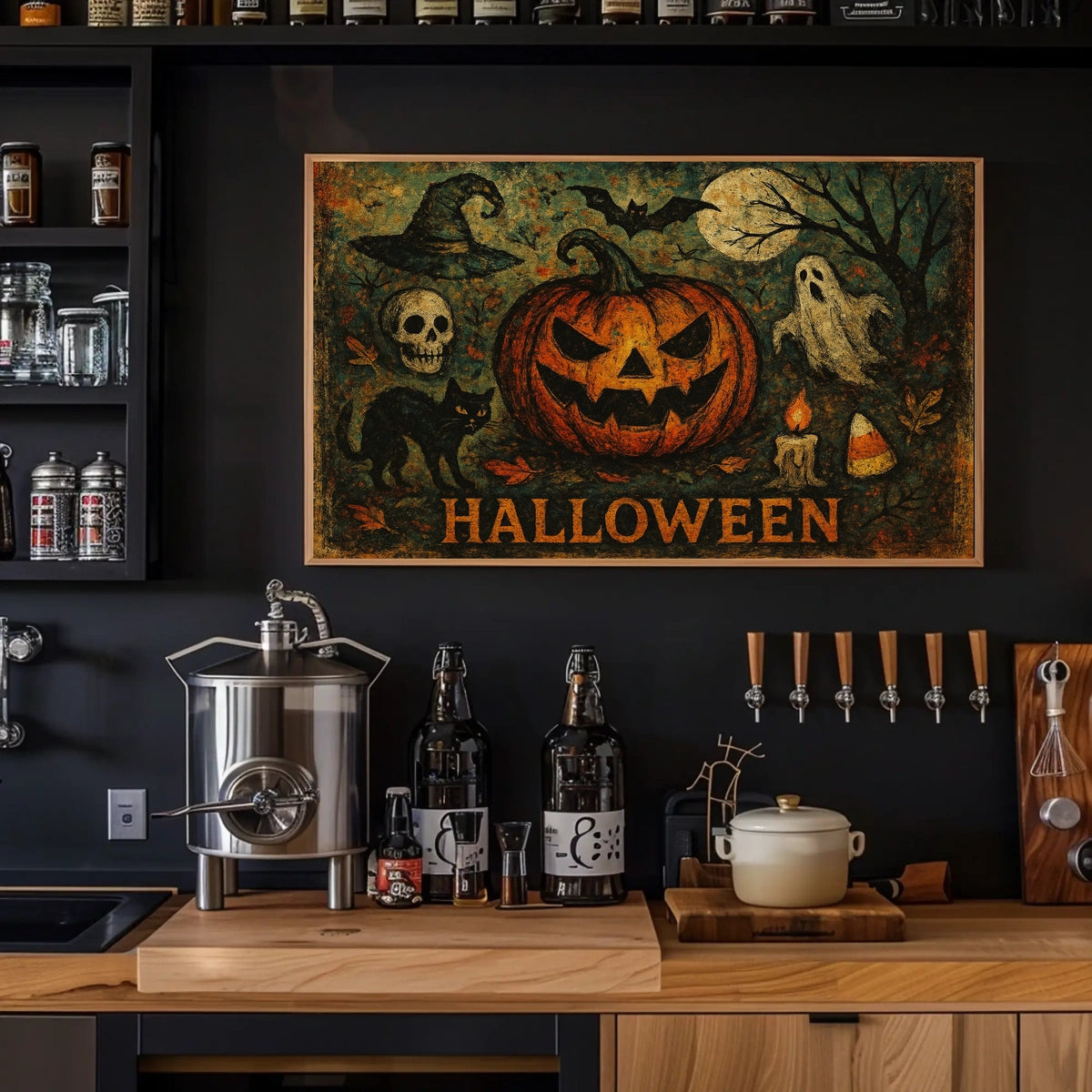 Halloween Night Gothic Collector Poster